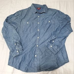 Arizona Jeans Co Men's Large Worker Shirt